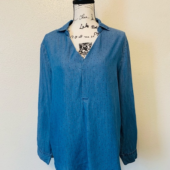 Love 8 Tunic Polka Dot Top Shirt - Picture 4 of 14